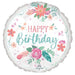 Celebrate with Whimsy 18" Package Free Spirit Birthday Foil Balloons (5/Pk)