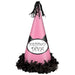"Fringed Foil Birthday Diva Party Hat"
