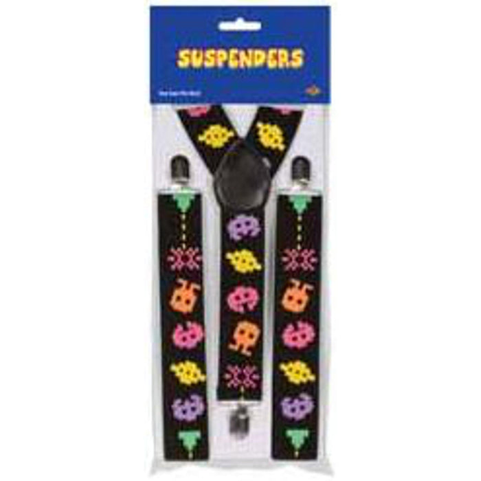"Fun And Durable Arcade-Style Suspenders (1/Pkg)"