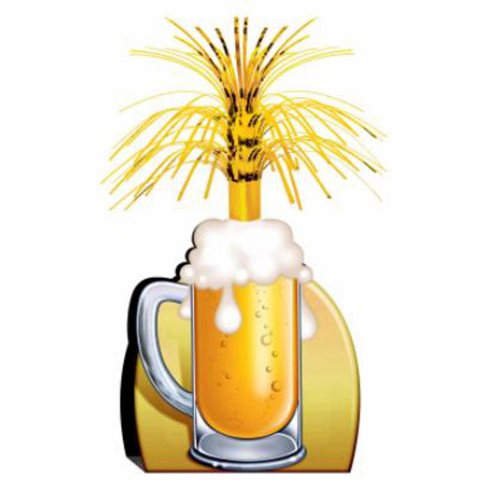 "Fun Beer Mug Center Piece For Parties And Gatherings"