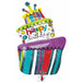 "Funky Bday Cake Holo Shape - 37" With P40 Package".