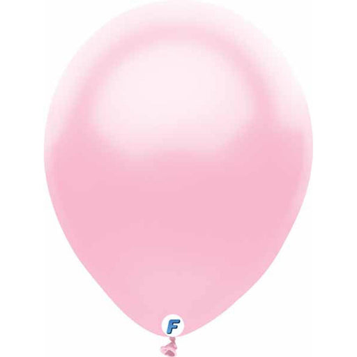 "Funsational Pearl Pink Latex Balloons - 50 Count, 12 Inches"