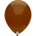 Funsational Cocoa Brown Latex Balloons - 12" (15/Bag)
