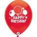 Funsational 12" Happy Birthday Fireworks Latex Balloons