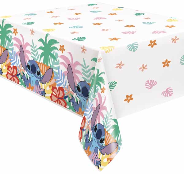 Lilo & Stitch tablecovers for a Lilo & Stitch birthday party