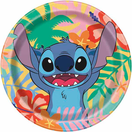 Lilo & Stitch 7-Inch Paper Plates, 8 Count