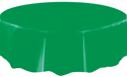 Emerald Green Round Tablecover, 84 Inch