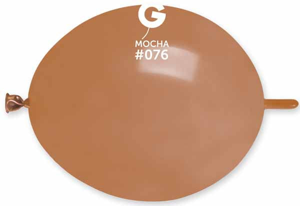 Gemar Glink 13" Mocha #076 Latex Balloons, 50 Count