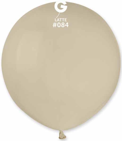 Gemar 31 Inch Latte #084 Latex Balloon, 1 Count