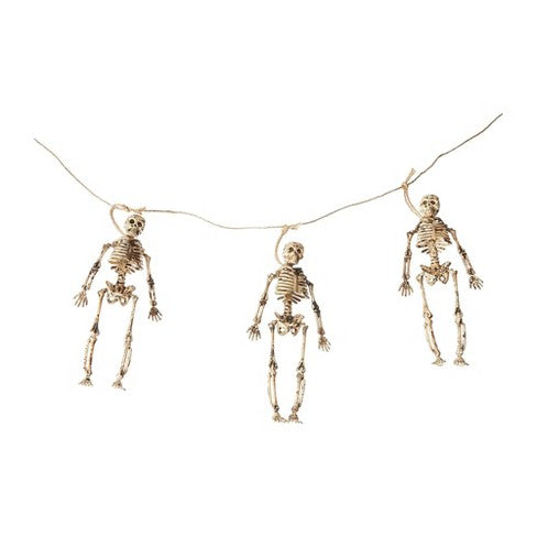 72" Scary Skeleton Garland With Skeletons