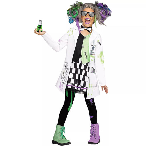 Girls' Mad Scientist Halloween Costume - Size 14-16 (1/Pk)