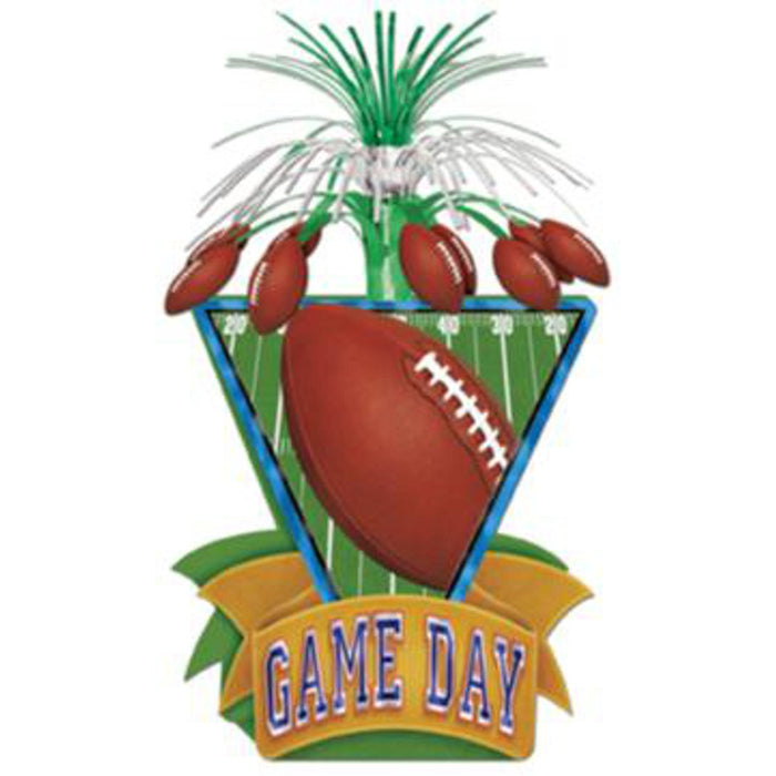 "Game Day Football Centerpiece - 13 Inches, 1/Pack"
