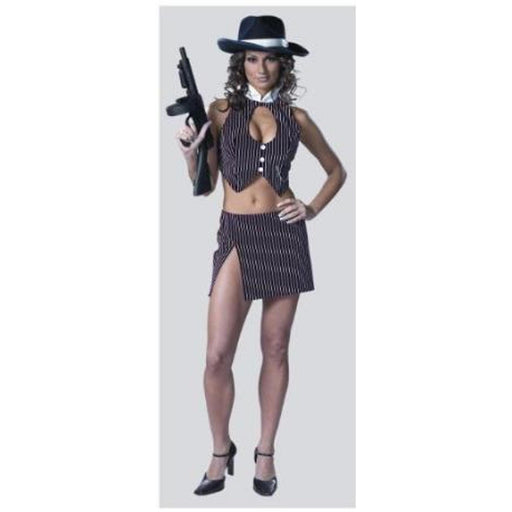 "Gangster Moll Burg Costume - Size 6-8"