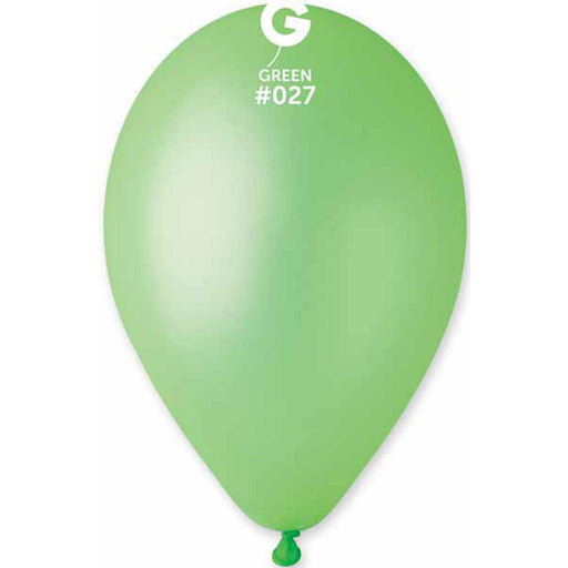 Gemar 12" Neon Green Balloons - 50 Per Bag #027