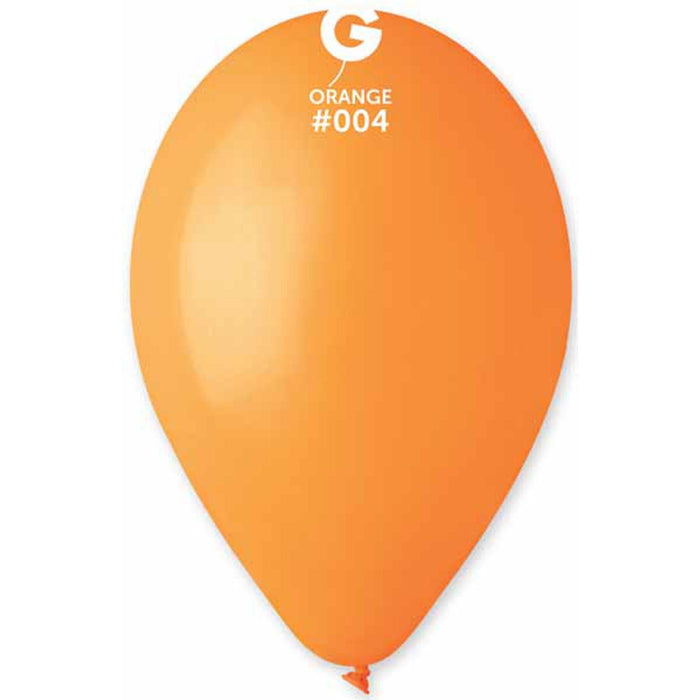 Gemar 12" Orange Balloons (50/Bag) #004