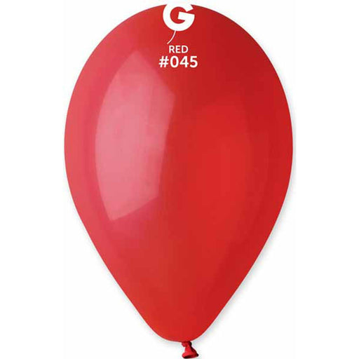 Gemar 12" Red Balloons (50/Bag) #045.