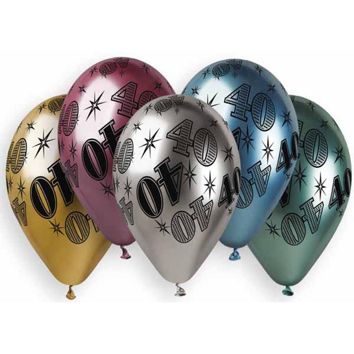 Gemar 13" Shiny Cosmic Stars 40 Balloon.