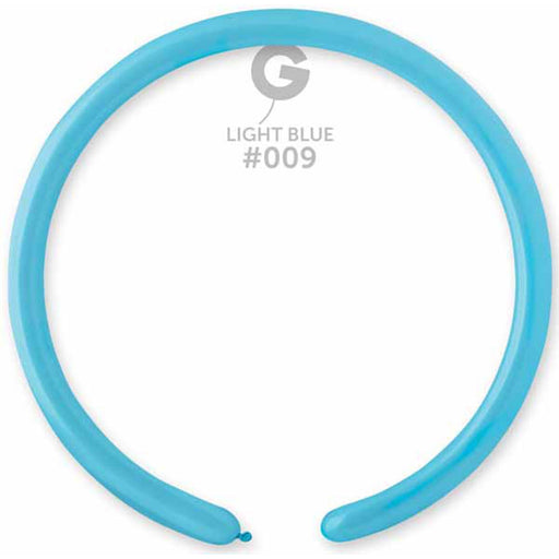 Gemar 160 Light Blue Balloons #009 - 50/Bag