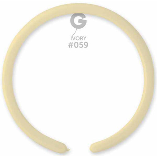 Gemar 260 Ivory Balloons (50/Bag)