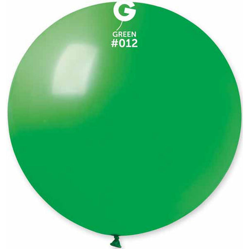 "Gemar 31" Green Latex Balloon (1/Bag)"