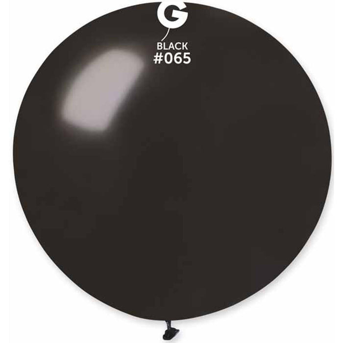 Gemar 31" Metallic Black #065 Balloon