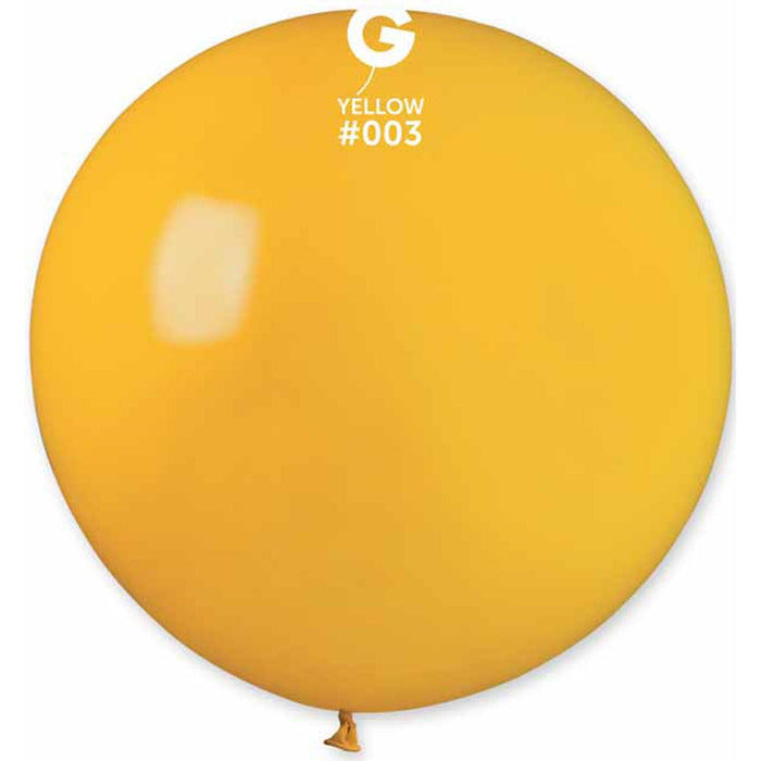 Gemar 31" Yellow #003 Balloon (1/Bag)