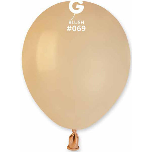 Gemar 5" Blush Latex Balloons - Pack Of 100.