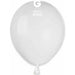 Gemar 5" White Balloons #001 (100/Bag)