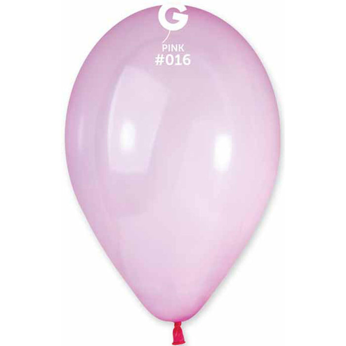 Gemar Crystal Pink Balloons 13" (50 Count) #016