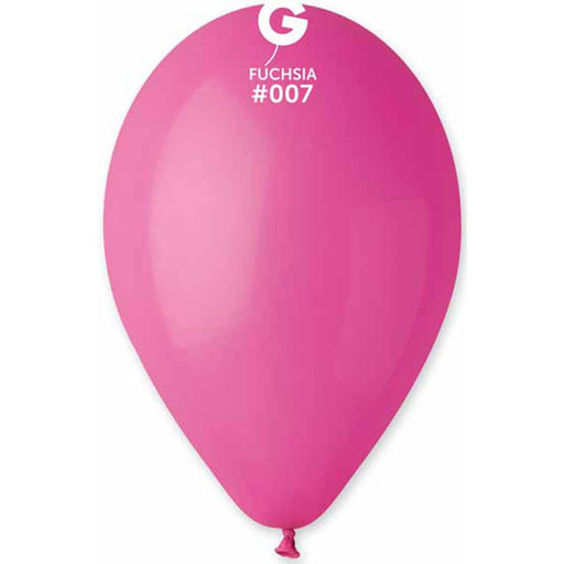 "Gemar Fuchsia #007 Balloons - Pack Of 50"