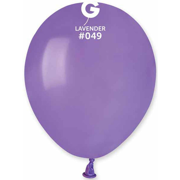 Gemar Lavender Balloons - 5 Inch Pack Of 100