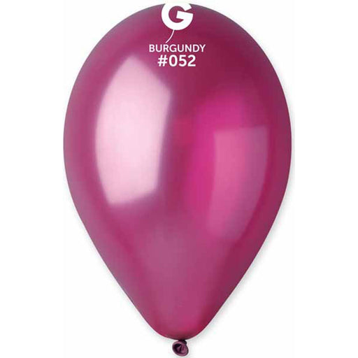 Gemar Metallic Burgundy Balloons 50 Count