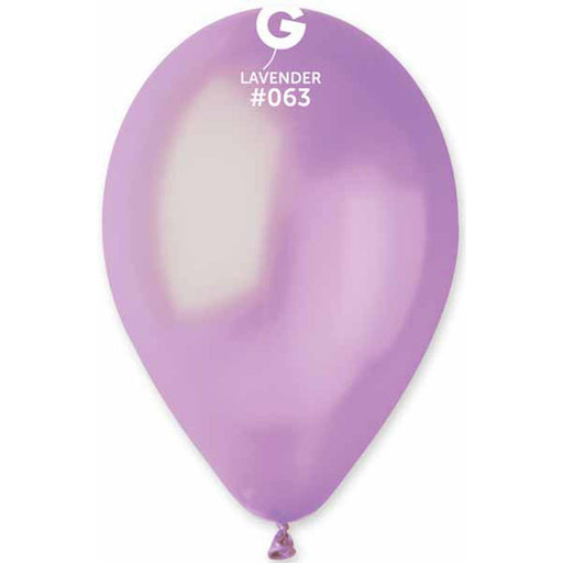 "Gemar Metallic Lavender Balloons - 50 Pack"