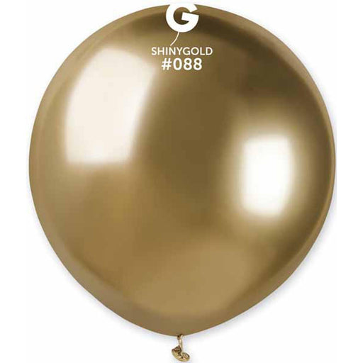 "Gemar Shiny Gold Balloons - 19" (25/Bag)"
