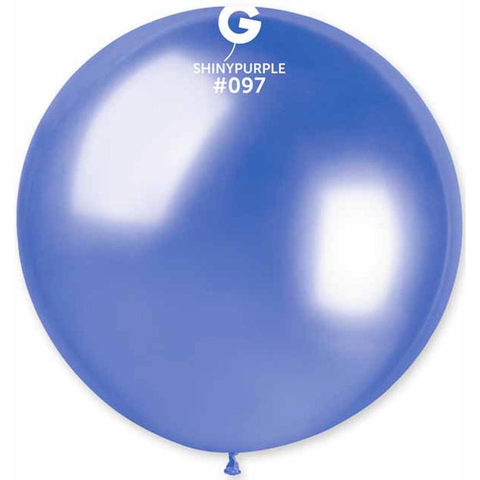 Gemar Shiny Purple 31" Balloon #097 (1/Bag)