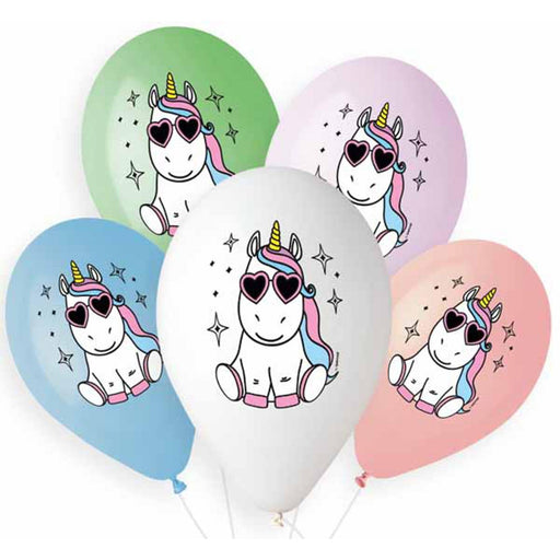 "Gemar Unicorn Star Balloons - 13", 50/Bag"