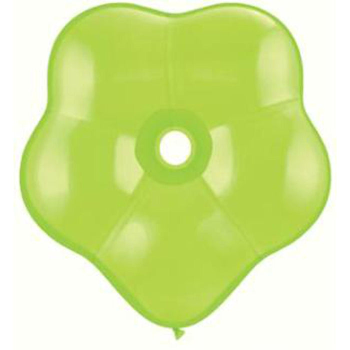Geo Blossom Lime Green Balloons - 50-Pack 6-Inch — Shimmer & Confetti