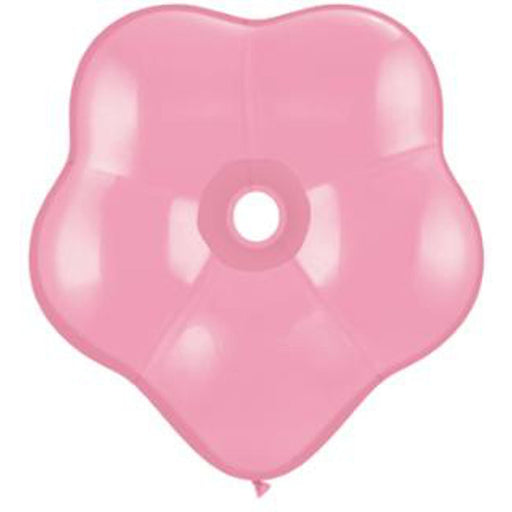 Geo Blossom Pink Balloons - 6" - 50/Bag