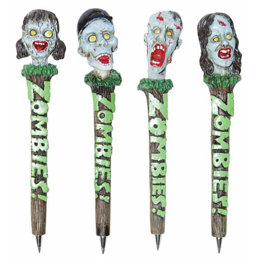 "Get Your Zombie Pen Assortment Today!"