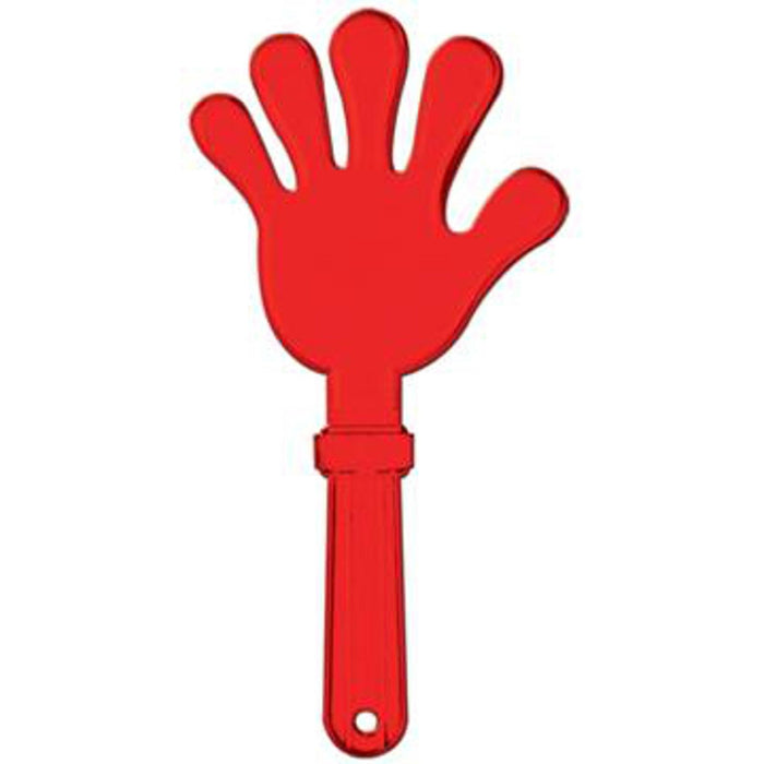 Giant Hand Clappers 15" Red - Make Some Noise!