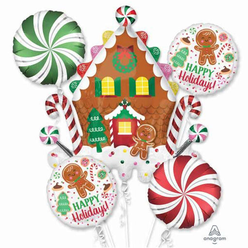 "Gingerbread House Bouquet P75 Gift Package"