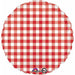 Gingham Bbq 18" Round Flat Grill