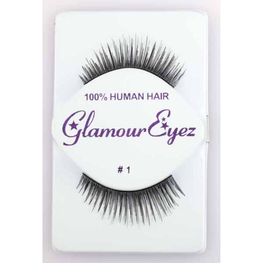 Glamour Eyez Lashes - Black Regular #1