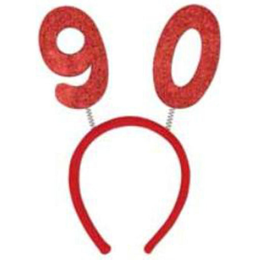 90 Glittered Boppers Shine Bright on Your 90th Celebration (3/Pk)