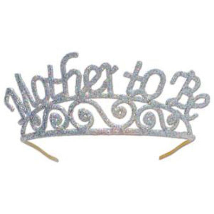 "Glittered Mother-To-Be Tiara"