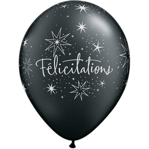 "Glittery Star Balloon: Felicitations Etoile 11" Po/Sr 50/Bg ¢"