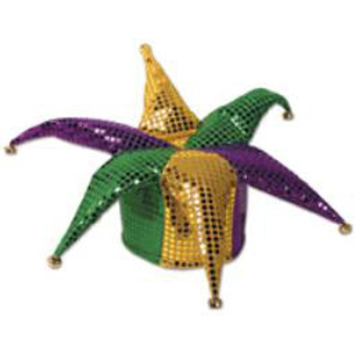 Glitz'N Gleam Jester Hat With — Shimmer Confetti