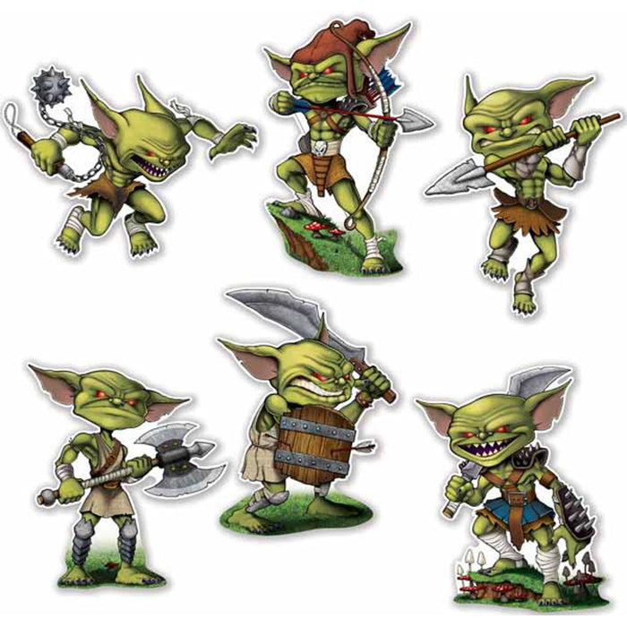 Goblin Cutouts 6/Pk 2 Sided