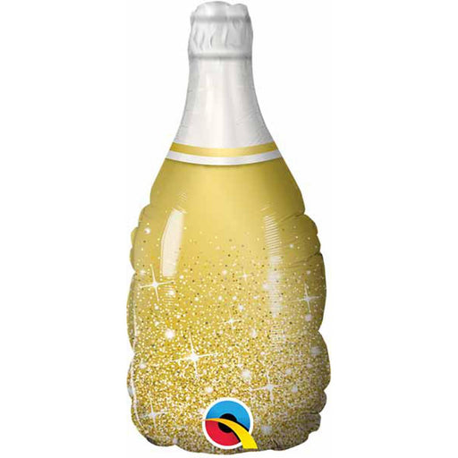 Gold Bubbly Mini Wine Bottle.