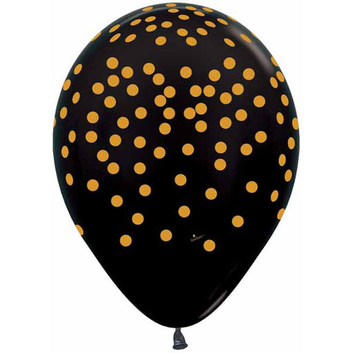 Gold Confetti Latex Balloons (50-Pack)